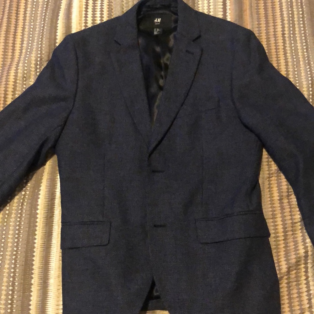 H&M Navy Blazer Slim Fit